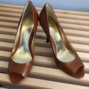 New Enzo Angiolini Alda Peep Toe Heels - Size 6.5